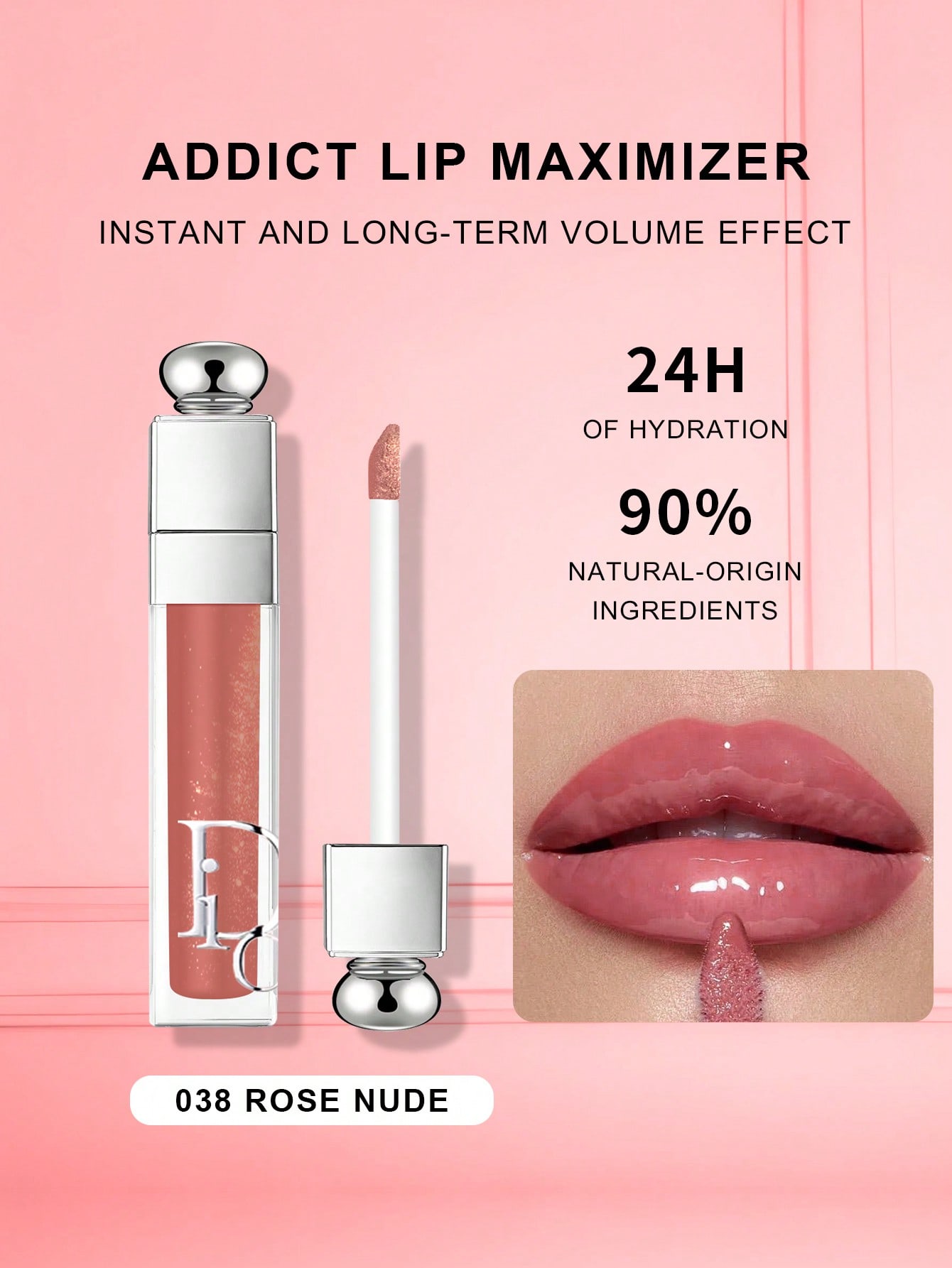 

Dior Addict Lip Maximizer 3.2г - 039 Intense Cinnamon Плампер для губ #038 Rose Nude