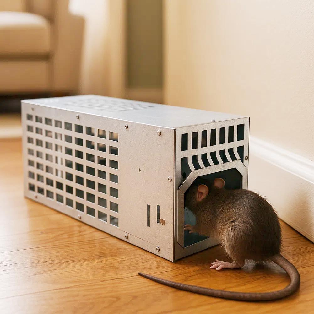 Reusable Humane Mouse Trap Metal Rat Trap Multi-Function Mouse Catcher  All Mice Fit