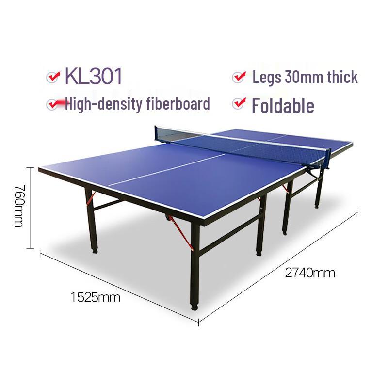 LanXie Standard Foldable Indoor Table Tennis Table