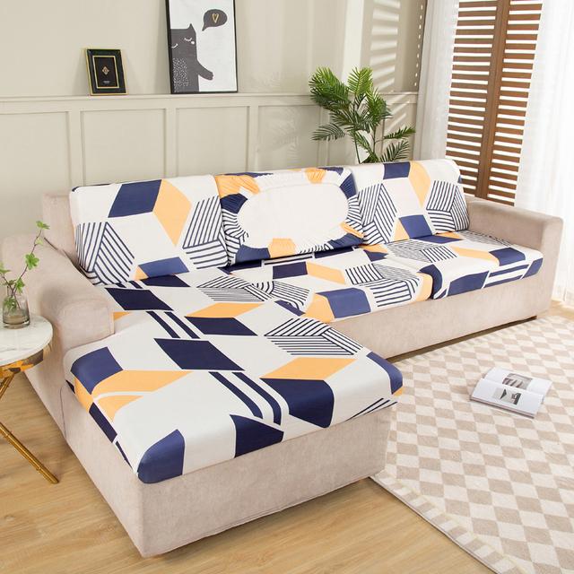 1 /2 /3 /4 Seat Couch Cushion Protective Slipcovers Sofa Furniture Seat Cushion Cover Sets Anti -Slip Furniture Protector Replacement Individual