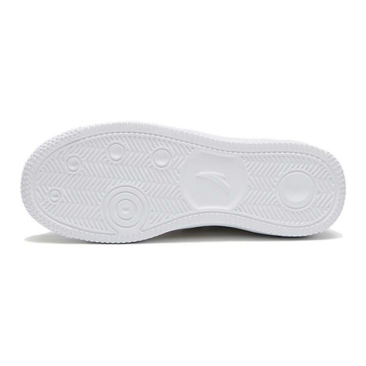 Anta נעלי סקייט נוחות, רב-תכליתיות, בולמות זעזועים, מונעות החלקה, נמוכות לילדים, נעלי ספורט לילדים, לבן 332328003S-5