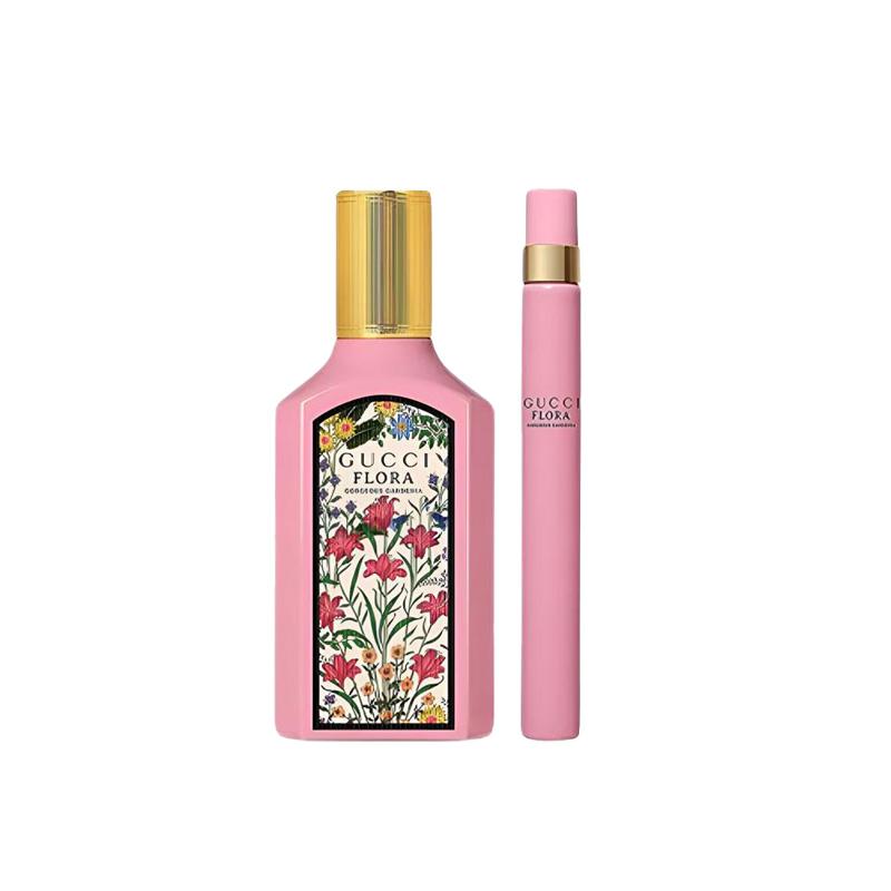 Gucci Qimeng Gardenia Perfume Set EDP Red Berry Orange Floral Fragrance 30ml+10ml/50ml+10ml серебряный