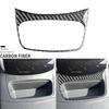 Real Carbon Fiber Center Console Storage Box Panel Cover For Nissan Sentra 16-21