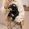 New Realistic Standing Black Dog Plush Toys Multiple Sizes Stuffed Long Legs Puppy Doll Super Cool Room Decor Kids Companion