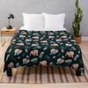 Sloth Flannel Throw Blanket Cute Animals Pattern Blanket for Kids Girls Boys Gifts Warm Lightweight Super Soft for Bed Couch