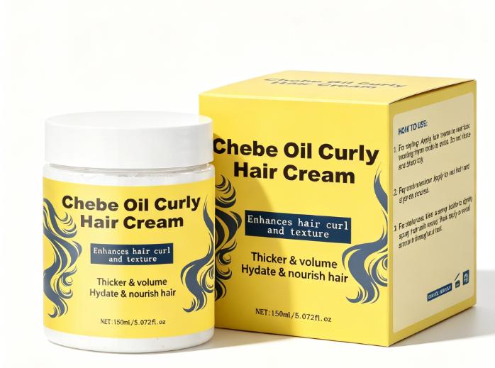 Lianbiquan Chebe Curl Defining Cream , Frizz Control Hair Styling Cream