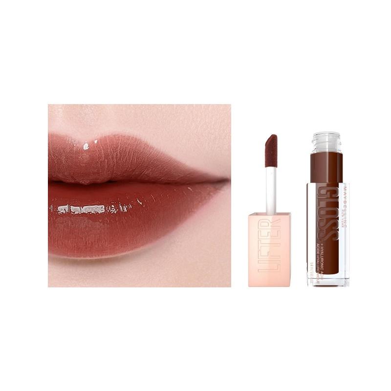 Блеск для губ Maybelline, Водянистый, Легко наносится, Прозрачный и Увлажняющий Гиалуроновая кислота Дуду Стикер Блеск для губ - Тост коричневый