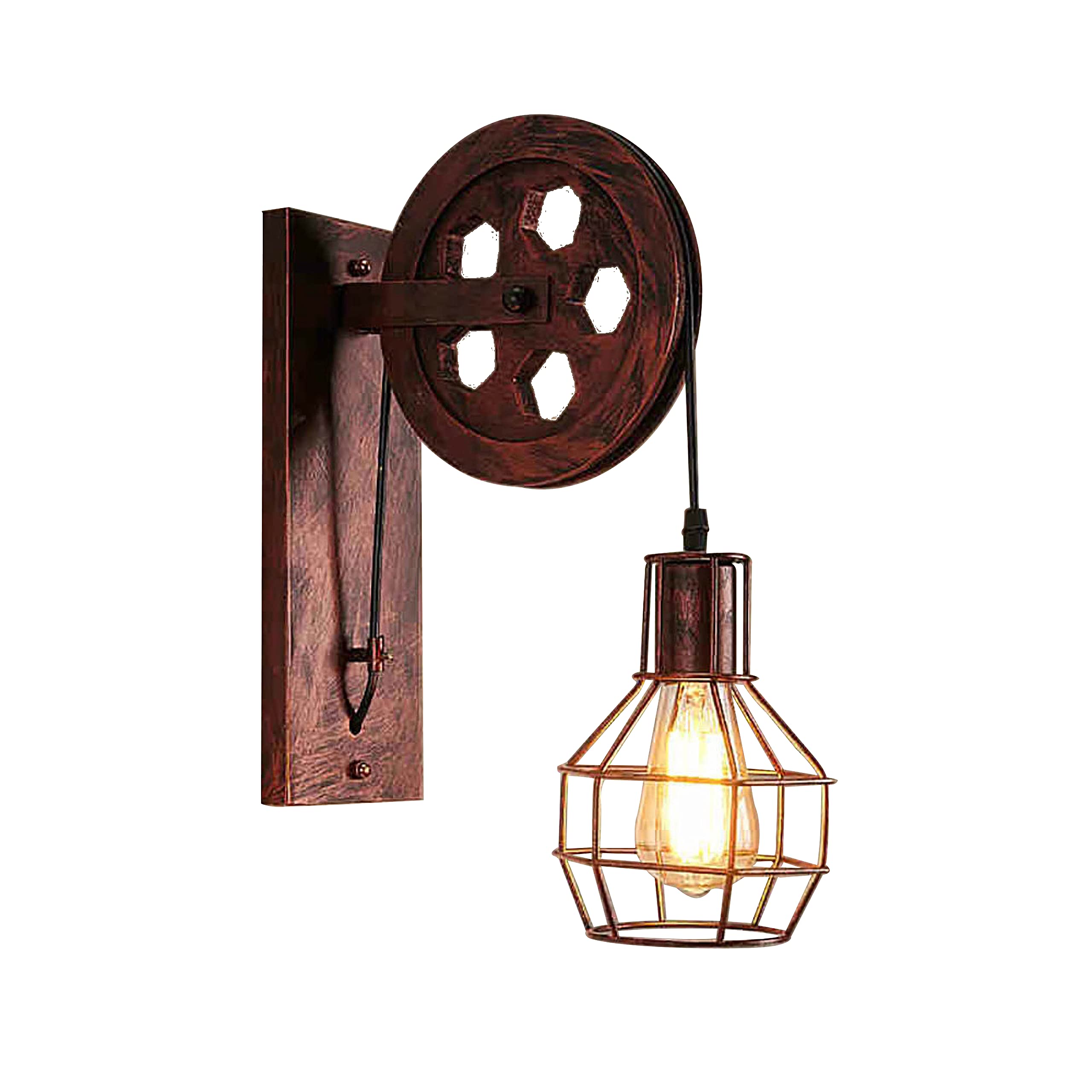 

Настенный светильник Chikazari, Светодиодный для помещений, Скандинавский индустриальный дизайн, Стильная антикварная ретро бра-лампа, Настенный светильник, Освещение для кафе, обеденной зоны, Индустриальный