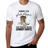 Forget the Glass Slipper This Princess Wears Cowboy Boots T-Shirt Sweat Tees Shirts Graphic Tees Men's Cotton T-shirt