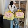 High Value Girls Portable Fitness Bag Large Capacity Outdoor Sports Bag Dopamine Color Scheme Travel Bag