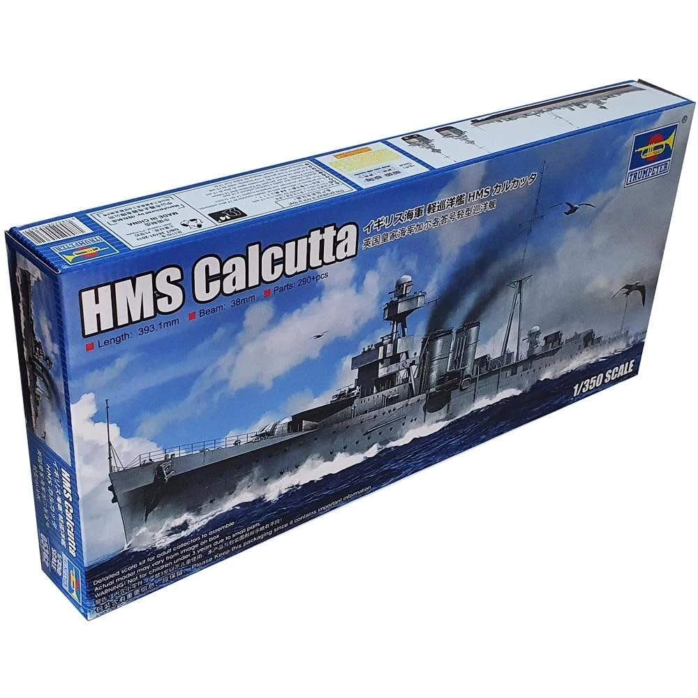 

Trumpeter Royal Navy Light Cruiser HMS Calcutta Plastic Model 05362 1/350