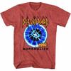 Def Leppard Adrenalize 1992 Red Heather Adult T-Shirt