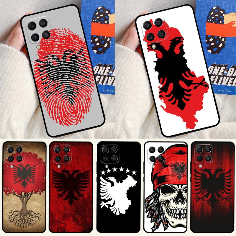 Albania Flag For Samsung Galaxy M16 M06 M12 M55 M15 M35 M14 M34 M54 M11 M21 M31 M13 M33 M53 M32 M52 Case
