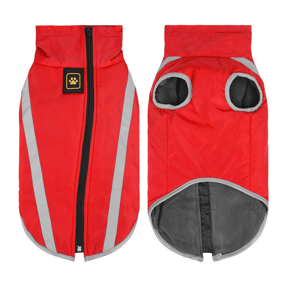 Multicolor Autumn & Winter Dog Jacket - Warm, Cold-Proof, Thickened Cotton