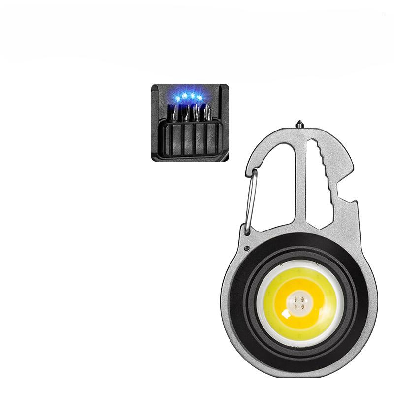 Ultra malá mini LED svietiaca malá baterka na kľúče Silná ľahká ultraľahká prenosná baterka