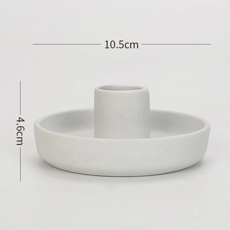 NEW Ins Creative Nordic Ceramic Aromatherapy Candle Stand Wholesale Vegetable Burning Home Decoration Desktop Ornament