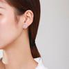 Tancise 925 Sterling Silver Zircon Earrings Drop Earrings For Women Wedding Party Gifts