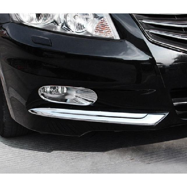 For Honda Accord 8Th 2008-2013 Chrome Style Front Fog Light Lamp Frame Cover 2pc
