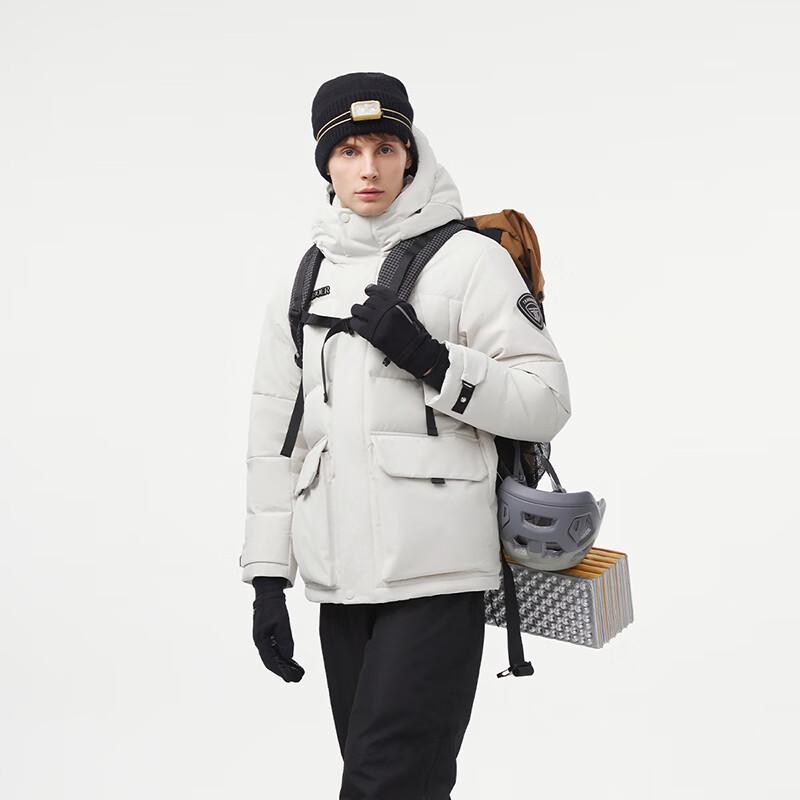 Tanboer Unisex Hooded Outdoor Down Jacket TEF560521A