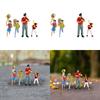 1/64 Scale People Figures Tiny People Model Sand Table Ornament Miniature Scene Decor Diorama Figurines for Diorama Ornament