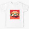 "Retro Revival: A Journey Through Time with Sunlit Classics" Kids T-Shirt