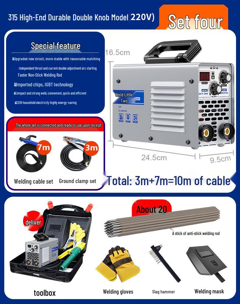 Han Xiao Er Electric Welder 220v/380v Portable Handheld Industrial Grade for Stainless Steel