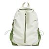 Schoolbag, Large-capacity Backpack, Pleated Large Backpack, Simple Double Shoulder Bag, Unisex, Water-repellent Casual Commuter Travel Backpack