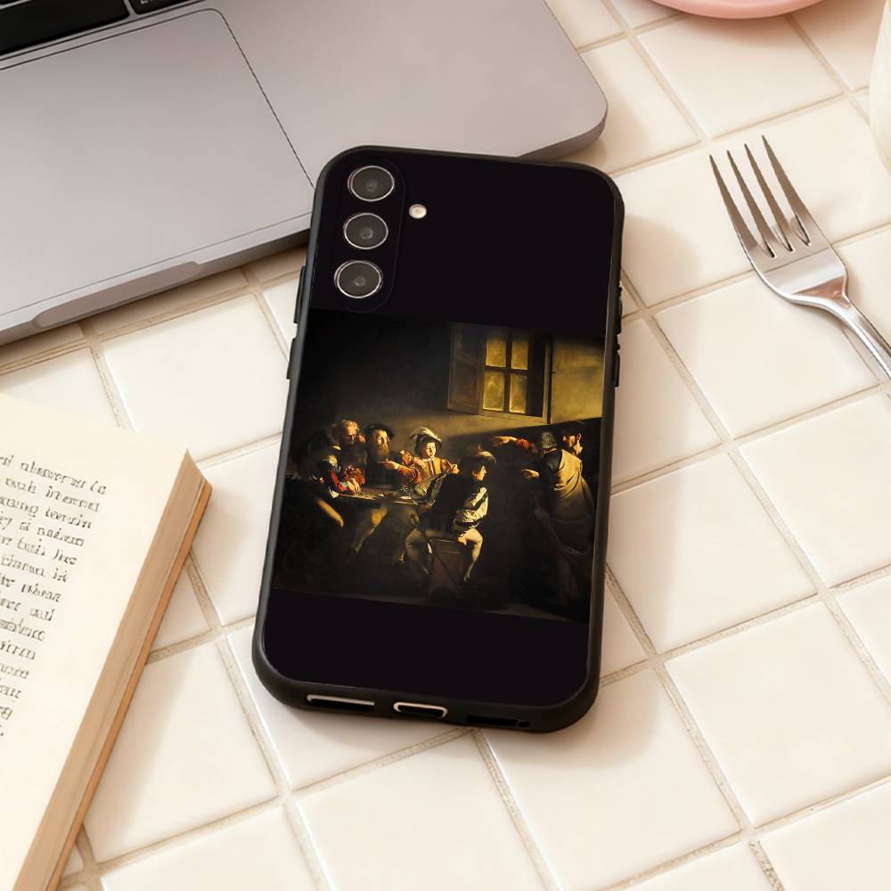 Caravaggio Paintings Phone Case For Samsung Galaxy A73,A72,A71,A70,A53,A52,A51,Others Soft Black Shell