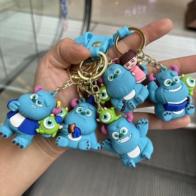 Großhandel Niedliche Cartoon Monster Uni Mike James Schlüsselanhänger Auto Tasche Dekor Alien Schlüsselanhänger Geschenk Kinder Freunde Spielzeug