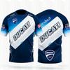 2026 New Fashion Men's and Women's New Off  T-shirt Quick-dry Breathable Quick Drying Sports Shirt Extra for Ducati Beachwear