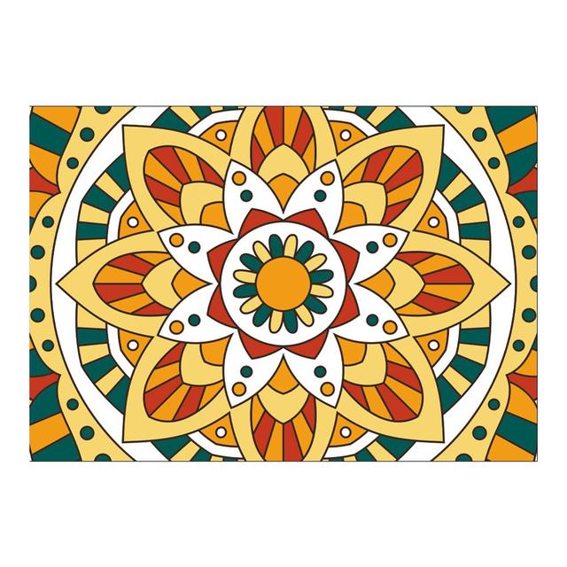 Entrance Door Bohemian Mandala Pattern Carpet Non -Slip Bath Mat Soft Living Room Bedroom Decorative Carpet Mat For Children