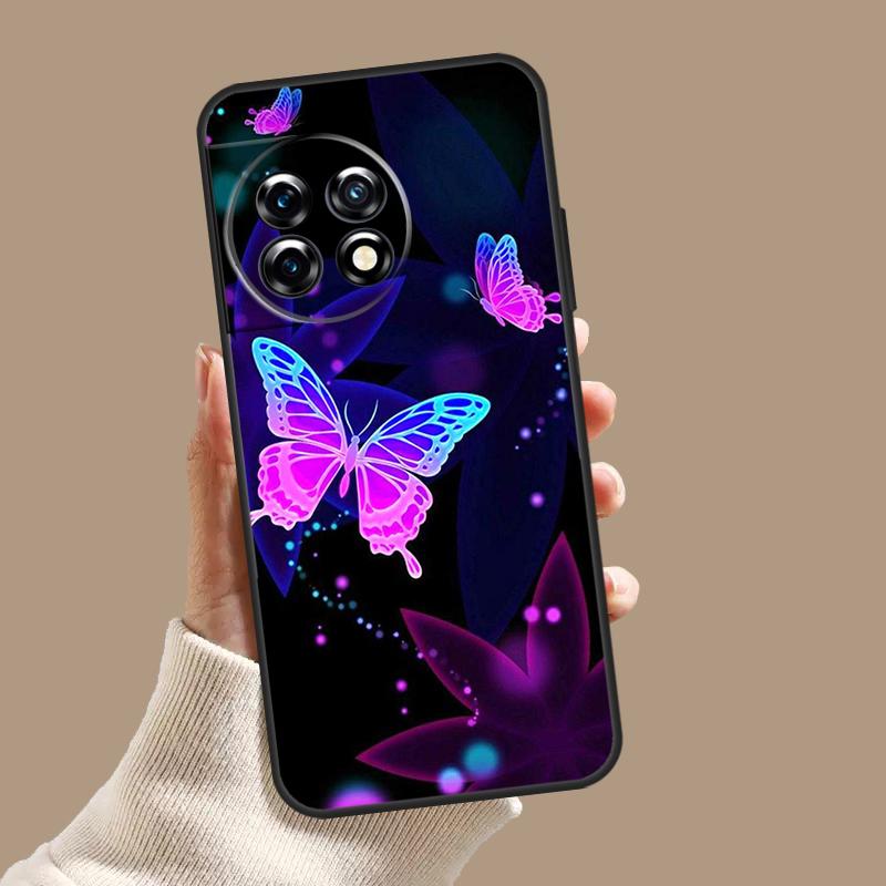 

Black Beautiful Butterfly Case For OnePlus Nord 5 CE 3 4 Lite N20 N30 OnePlus 15 13 12 11 10T 13T 13R 8 9 10 Pro Cover OnePlus Nord N20
