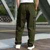 Herren Multi-Pocket Arbeitsjeans Herren Freizeit Mode Arbeitsjeans