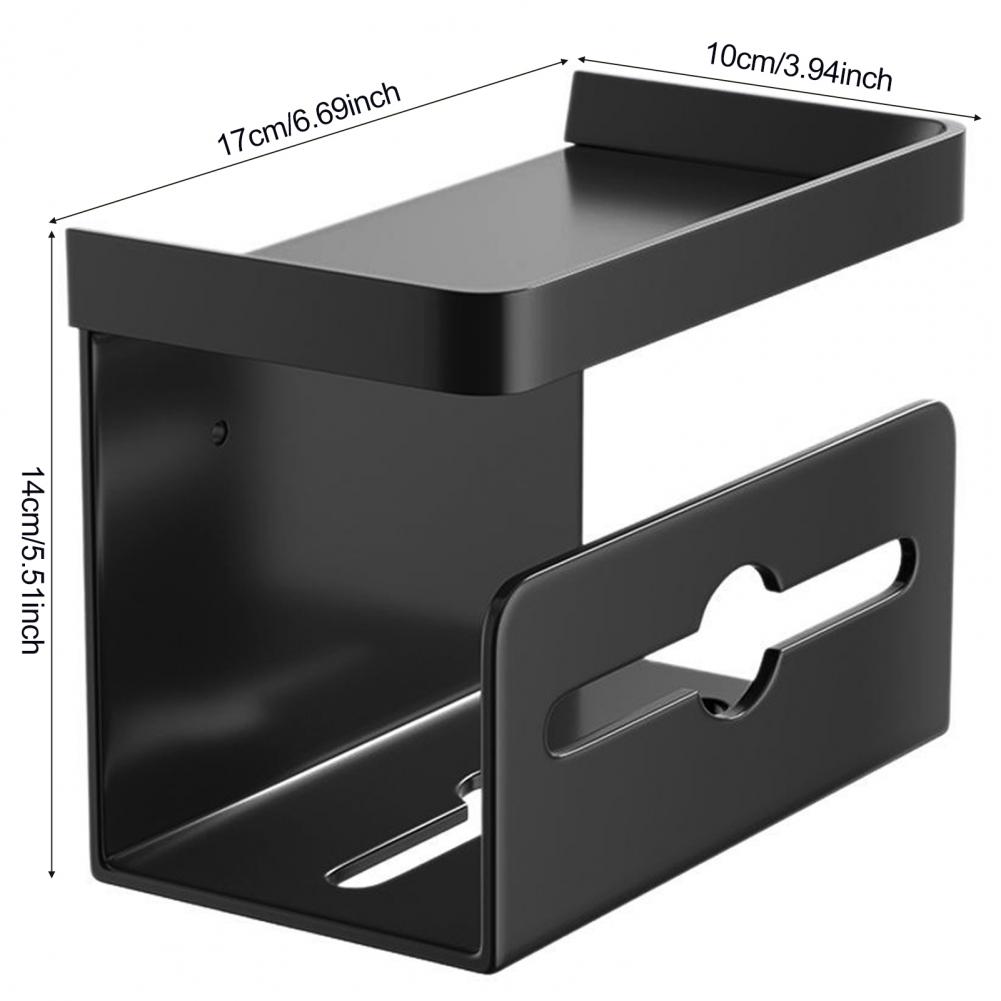 Bathroom Storage Organizer Modern Bathroom Organizer Wall-mounted Toilet Paper Holder with Strong Load-bearing for Tissue