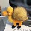 luxury Furry camel cute bag pendant car accessories cute items Bag Charm