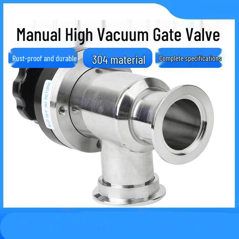 Dalan Manual High Vacuum Baffle Angle Valve KF-10