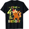 Its My 4th Birthday Dabbing Red Panda T-Shirt