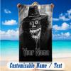 Beach Towel Custom Name Text, Quick Dry Large Towel For Beach HomeThe Babadook