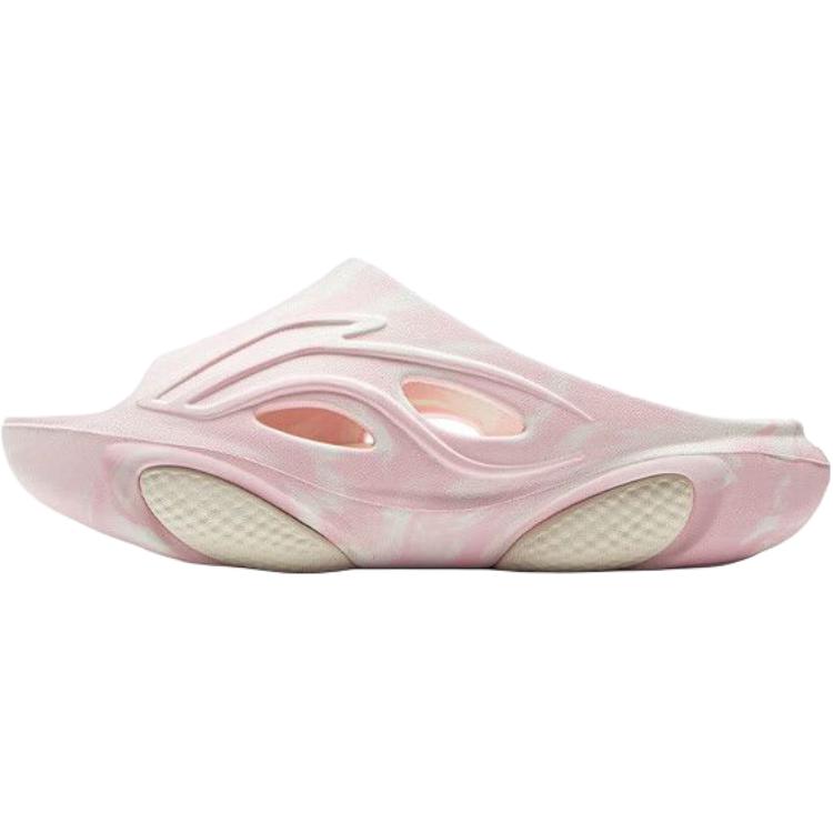 

Li Ning Детская спортивная серия лайфстайл Удобные мягкие нескользящие износостойкие тапочки Детские тапочки Розовый Белый YKOV002-2 38