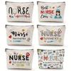 Medical Nurse Day Linen Bag Waterproof Zipper Organizer For Women