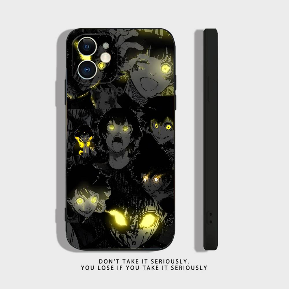 A-Anime Blue Lock Phone Case For iPhone 17,16,15,14,13,12,11,XR,Pro,XS,Max,XR,Plus,Mini Soft Silicone Black Shockproof