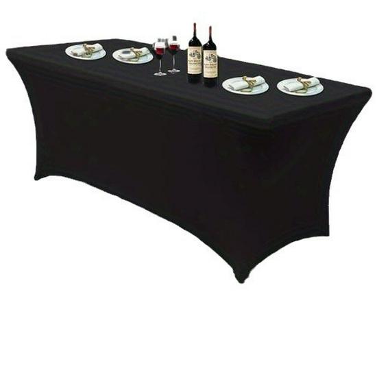 Stretch Cocktail Table Cover and Skirt for Events