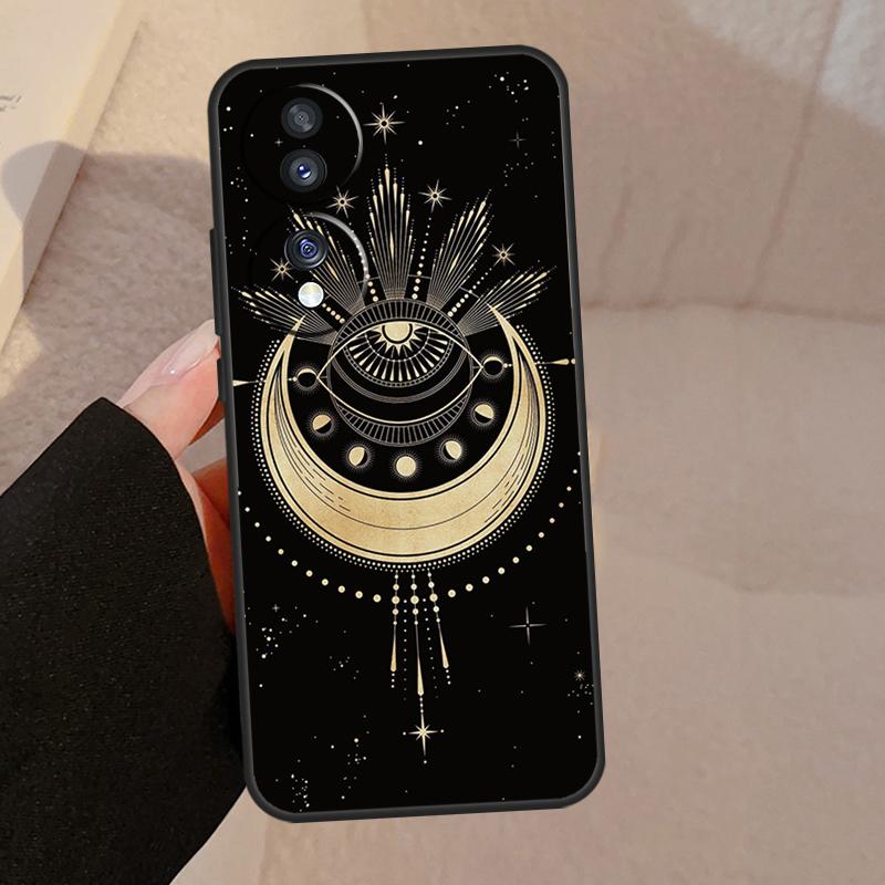 Fortune Telling Moon Stars Hands Art For Honor Magic V5 5 6 7 Pro Case For Honor X9a X9b X9c X8a X8b 50 70 90 200 400 Lite Cover