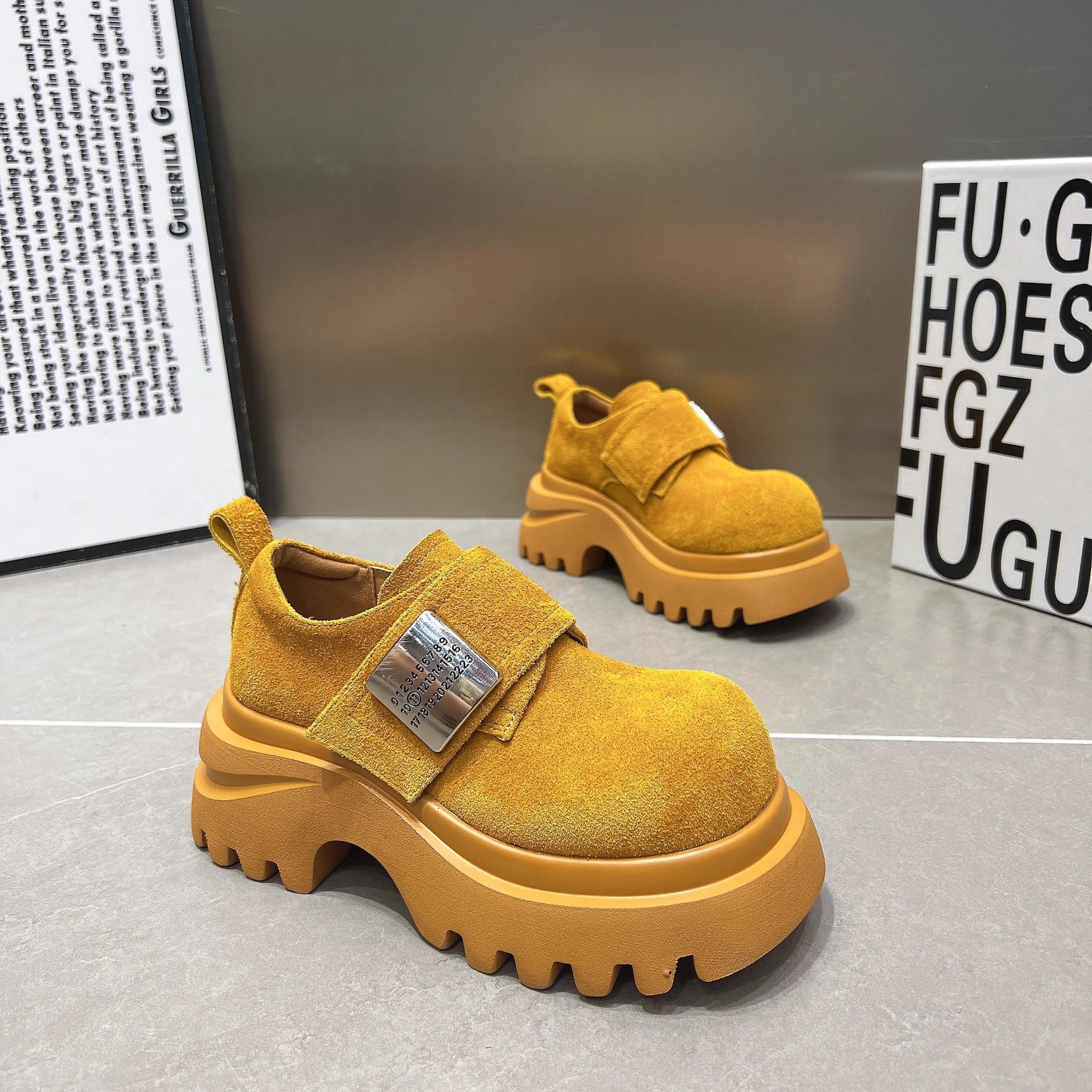 

2025 новая платформа папины кроссовки женские универсальные повседневные туфли выглядят маленькими и легкими спортивные кроссовки сетчатые дышащие кроссовки для бега 40 жёлтый