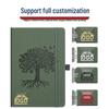 Custom A5 High-Quality Business Notebook with Strap and Logo Printing 