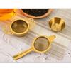 Easy Clean Hanging Tea Strainer Stainless Steel Tea Infuser with Drip Bowl  Teaware