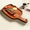 Cat Sandalwood Steak Cutting Board Steak Board Wooden Pizza Tray Solid Wood Bread Cutting Board Home Restaurant Wooden Tray