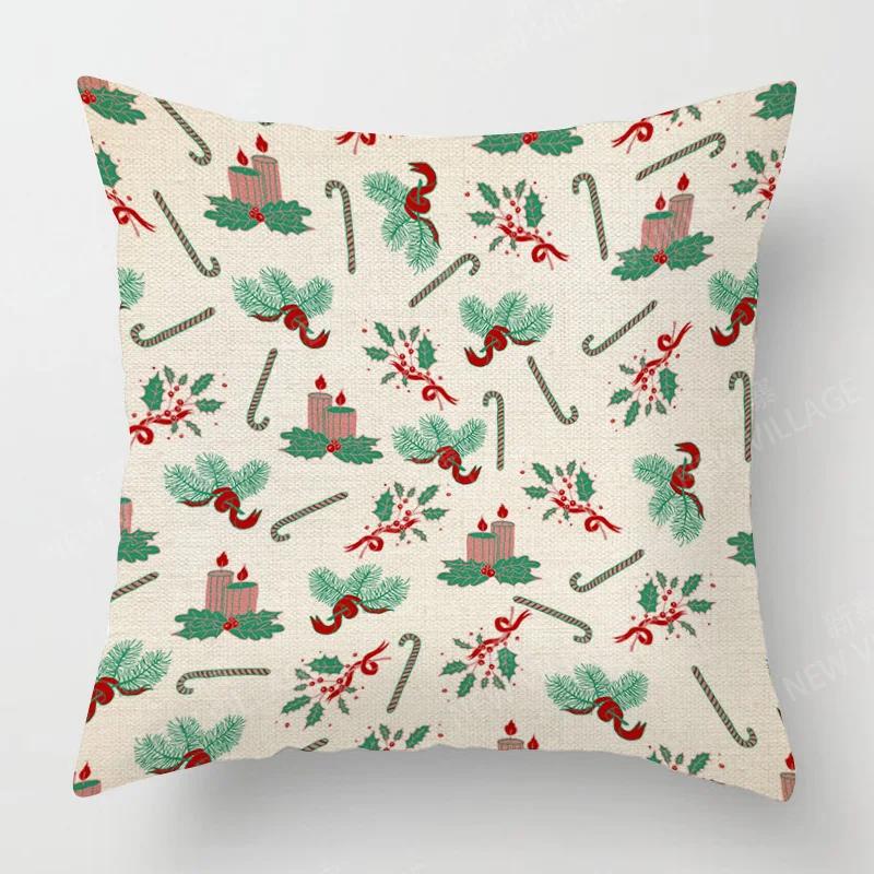 Modern Home Living Room Decor Throw Pillow Covers Cushion Sofa 35X35Cm 40X40 60X60Cm 45X45Cm 40*40Cm Pillowcase Merry Christmas