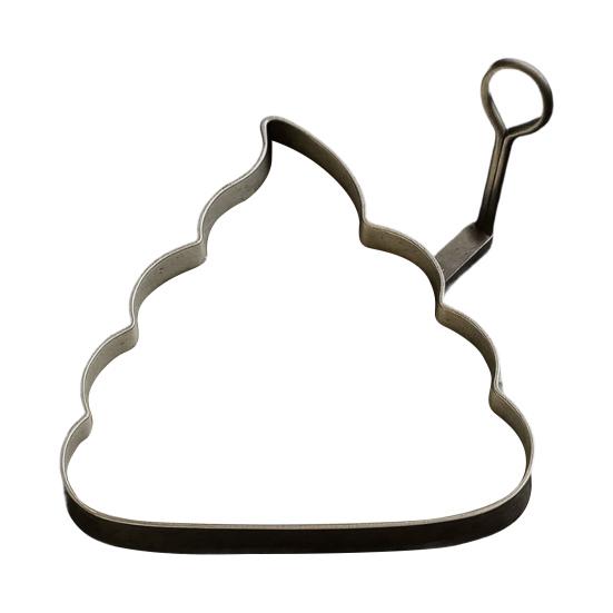1/2 stk Stekt eggform Langfingerform Spøk Eggform Rustfritt stål Slipplett Eggformer Kontorspøk Egglager