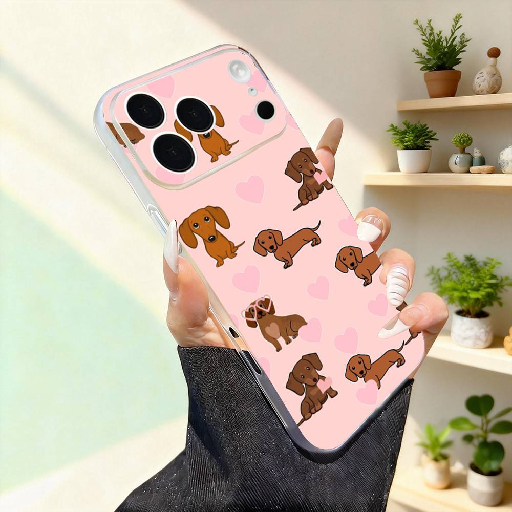 Cute Dachshund Funny For iPhone 11,12,13,14,15,16,17,Pro,Max,Plus,Mini,SE4,E Phone Case Magnetic For Magsafe Wireless